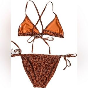 Cheetah xhilaration bikini xs